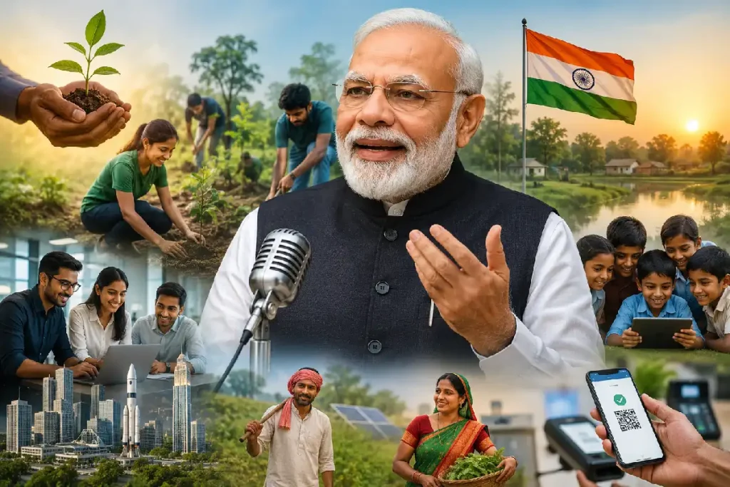 PM Modi Mann Ki Baat 2026: ‘मन की बात’ में पीएम मोदी ने कहा-देश का बदलाव जनता की भागीदारी से संभव