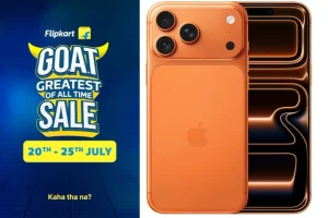 Flipkart GOAT Sale 2026: iPhone 17 Pro Max खरीदने का शानदार मौका! ₹20,000 तक की बचत का दमदार ऑफर