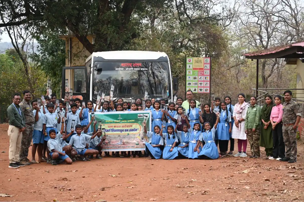 Chandrapur News: ताडोबा में 20 वन्यजीव दूत चुने गए, 4,270 विद्यार्थियों को वन्यजीव संरक्षण और प्रकृति शिक्षा कार्यक्रम से जोड़ा गया
