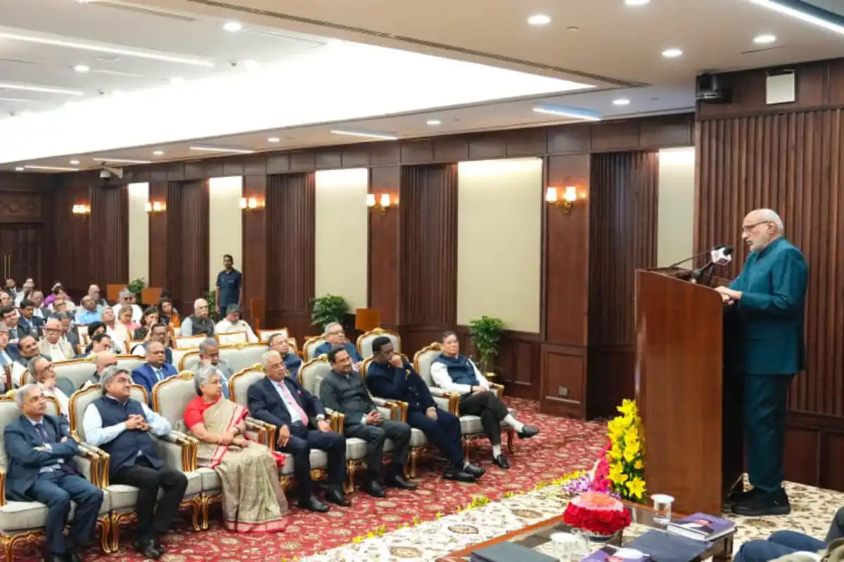 Vice President releases The Voice of Justice Justice Gavai Speaks book: नई दिल्ली में उपराष्ट्रपति ने न्यायमूर्ति बी. आर. गवई पर आधारित पुस्तक का विमोचन किया, संविधान और न्याय व्यवस्था की मजबूती पर दिया जोर