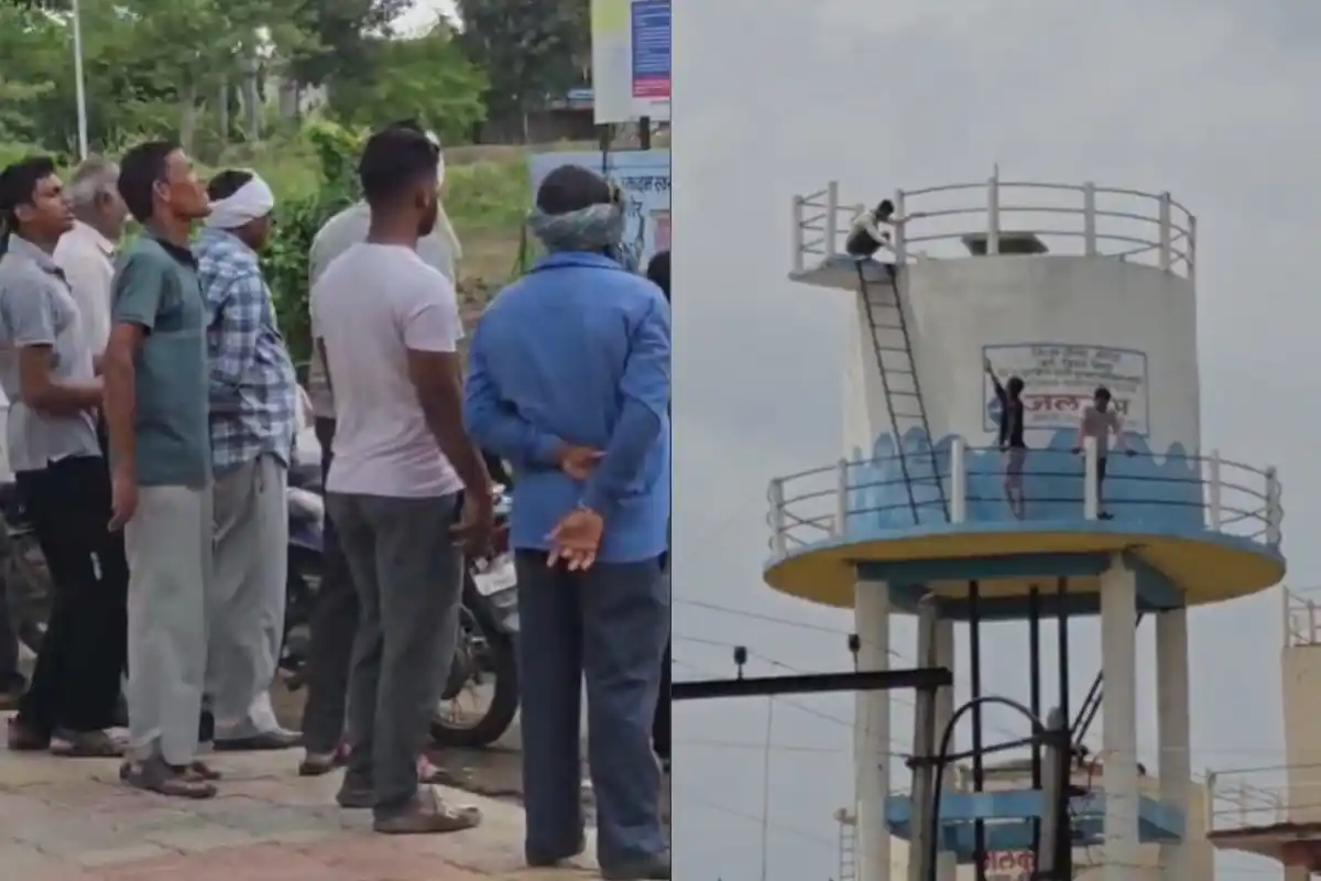 Saoner Borujwada Youth Climbs Water Tank Incident: बोरुजवाड़ा में युवक पानी की टंकी पर चढ़ा, सूचना मिलते ही मौके पर पहुंची सावनेर पुलिस, मामले की जांच जारी