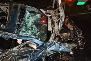 Hingoli road Shivani bridge accident two dead: हिंगोली में तेज रफ्तार कार पलटने से दो युवकों की मौत, एक युवक गंभीर रूप से घायल