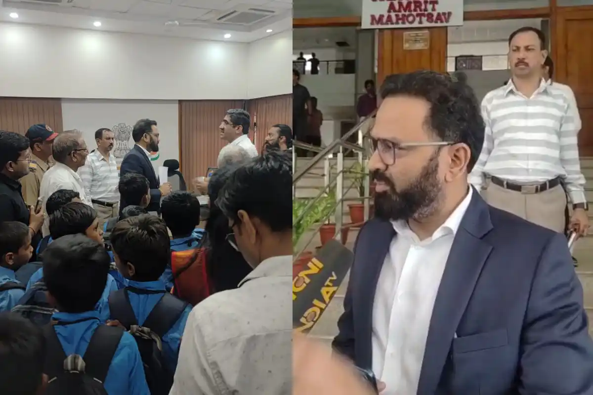 Nagpur SIR survey teachers duty students protest: एसआईआर सर्वे की ड्यूटी से पढ़ाई प्रभावित, छात्रों ने नगर निगम आयुक्त का किया घेराव