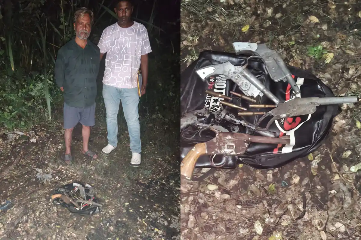 Kanchrapara Ajay Mali Five firearms recovered: कांचड़ापाड़ा में पुलिस ने पांच हथियार बरामद किए, अजय माली को साथ लेकर हुई कार्रवाई