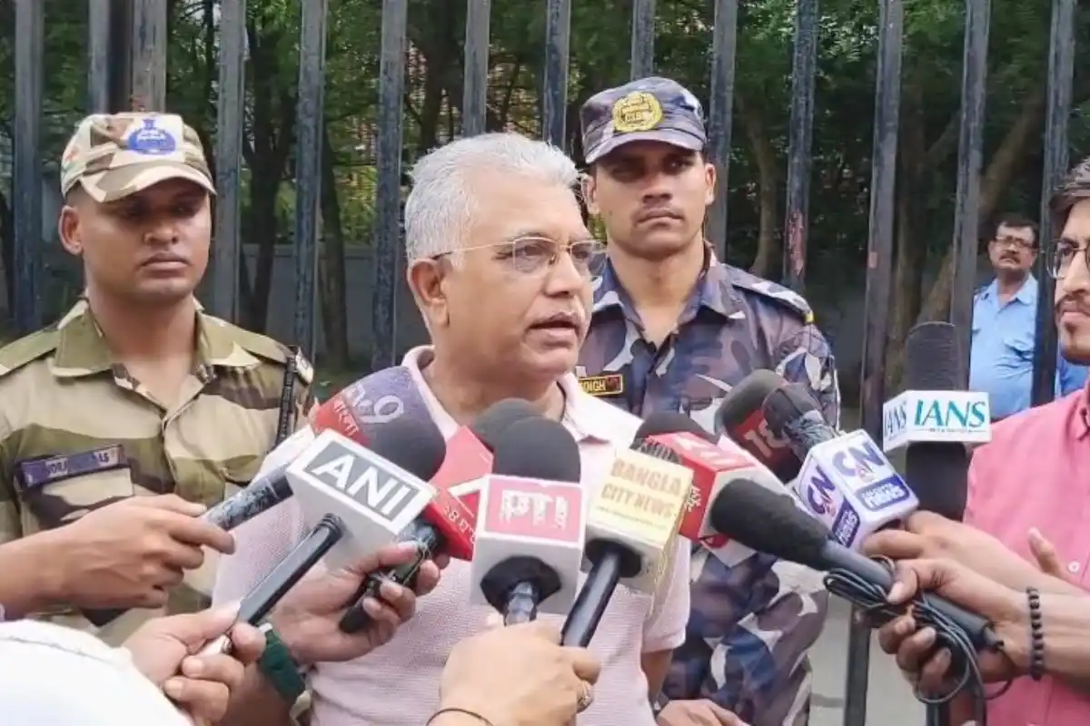 Dilip Ghosh reaction Taslima Nasrin UCC Newtown: न्यूटाउन में तसलीमा नसरीन के बयान, यूसीसी और कई राजनीतिक मुद्दों पर दिलीप घोष ने रखी अपनी बात