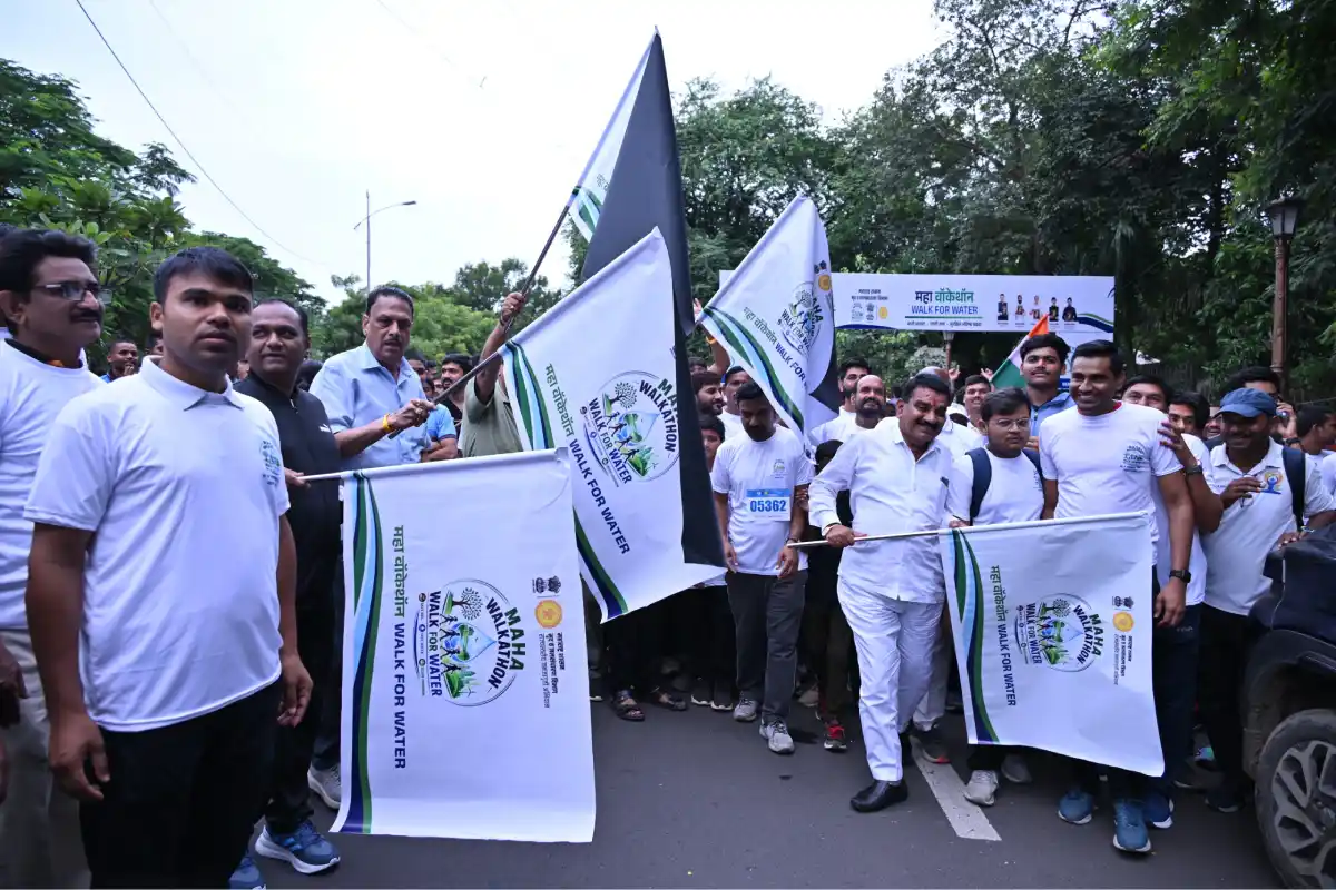 Nagpur Maha Walkathon water conservation: नागपुर में ‘महा वॉकेथॉन’ को युवाओं का जोरदार साथ, जल संरक्षण का दिया संदेश
