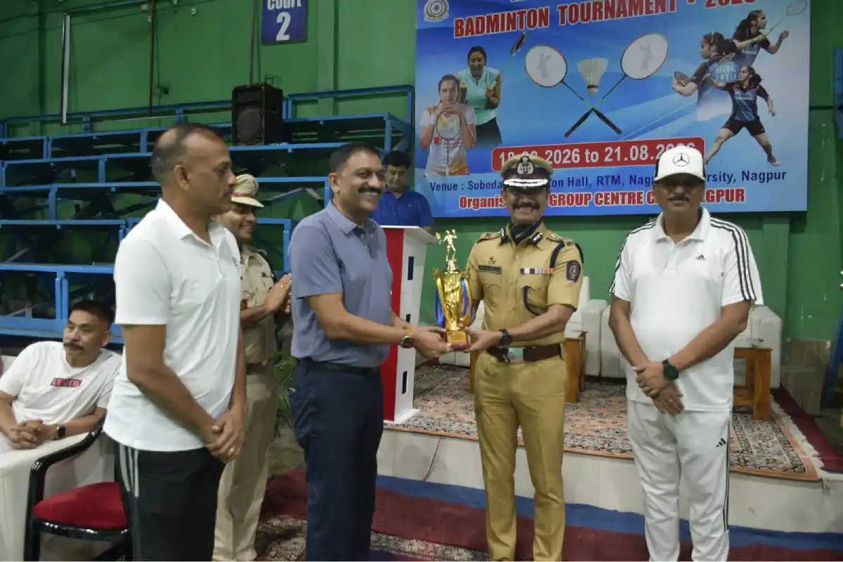 CRPF Inter Sector Badminton Championship 2026: नागपुर में इंटर सेक्टर बैडमिंटन प्रतियोगिता-2026 का समापन, संचार सेक्टर बना विजेता