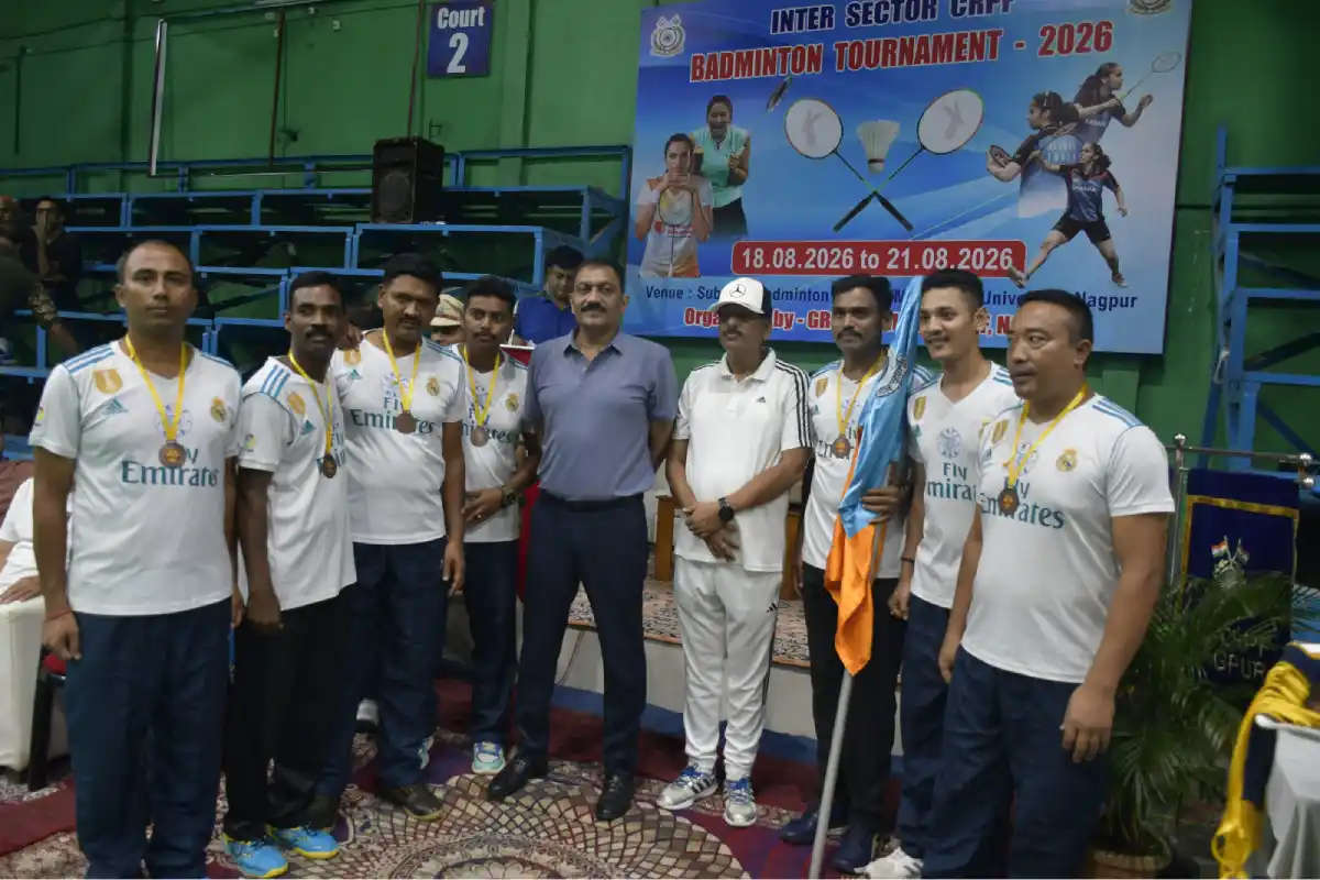 CRPF Inter Sector Badminton Championship 2026: नागपुर में इंटर सेक्टर बैडमिंटन प्रतियोगिता-2026 का समापन, संचार सेक्टर बना विजेता