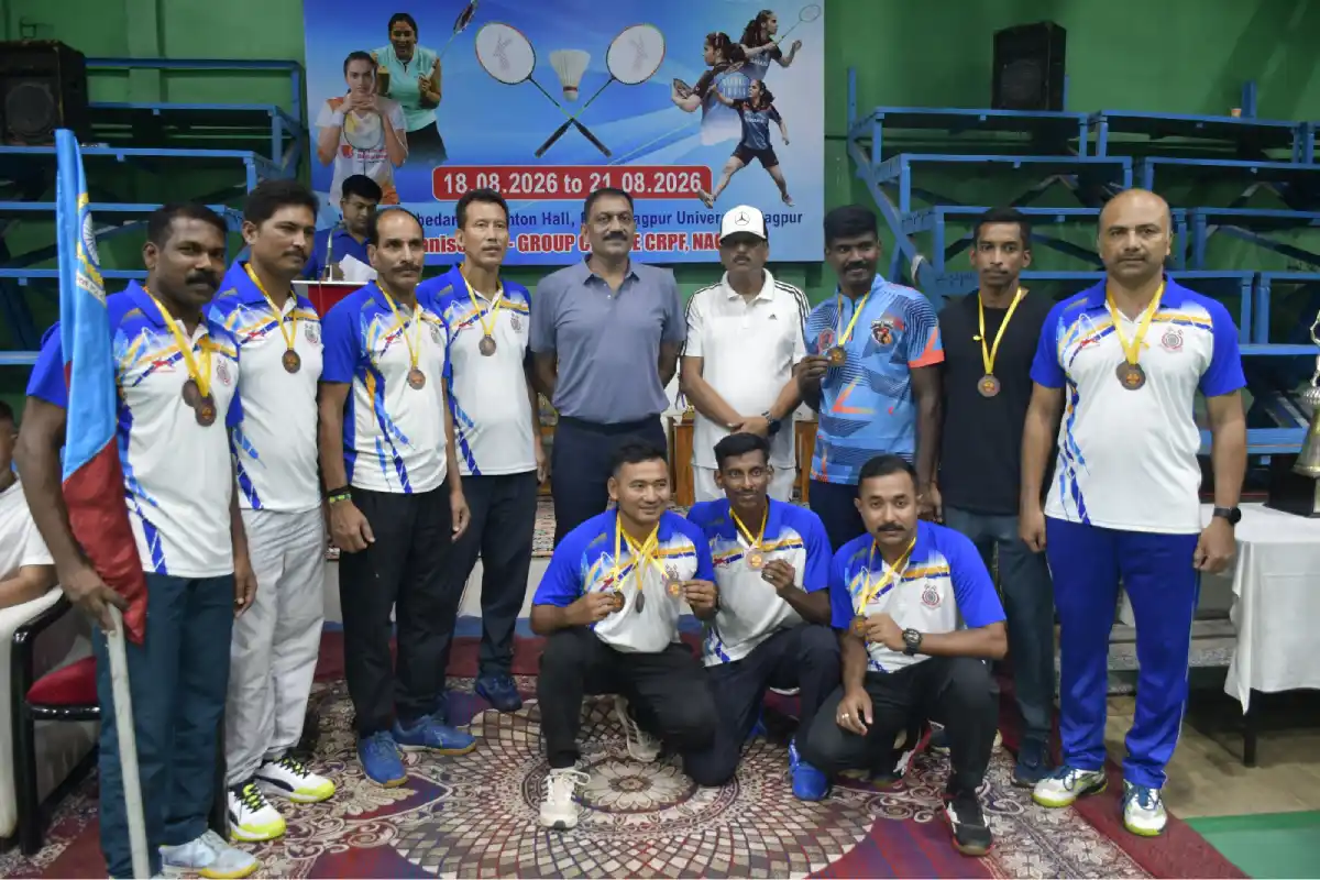 CRPF Inter Sector Badminton Championship 2026: नागपुर में इंटर सेक्टर बैडमिंटन प्रतियोगिता-2026 का समापन, संचार सेक्टर बना विजेता