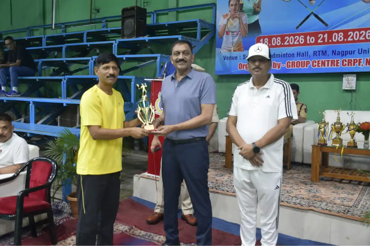 CRPF Inter Sector Badminton Championship 2026: नागपुर में इंटर सेक्टर बैडमिंटन प्रतियोगिता-2026 का समापन, संचार सेक्टर बना विजेता