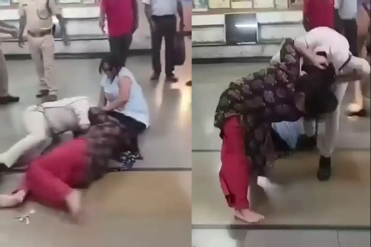 कोलकाता के नेताजी मेट्रो स्टेशन पर महिला यात्री और आरपीएफ कर्मी में मारपीट, वीडियो वायरल