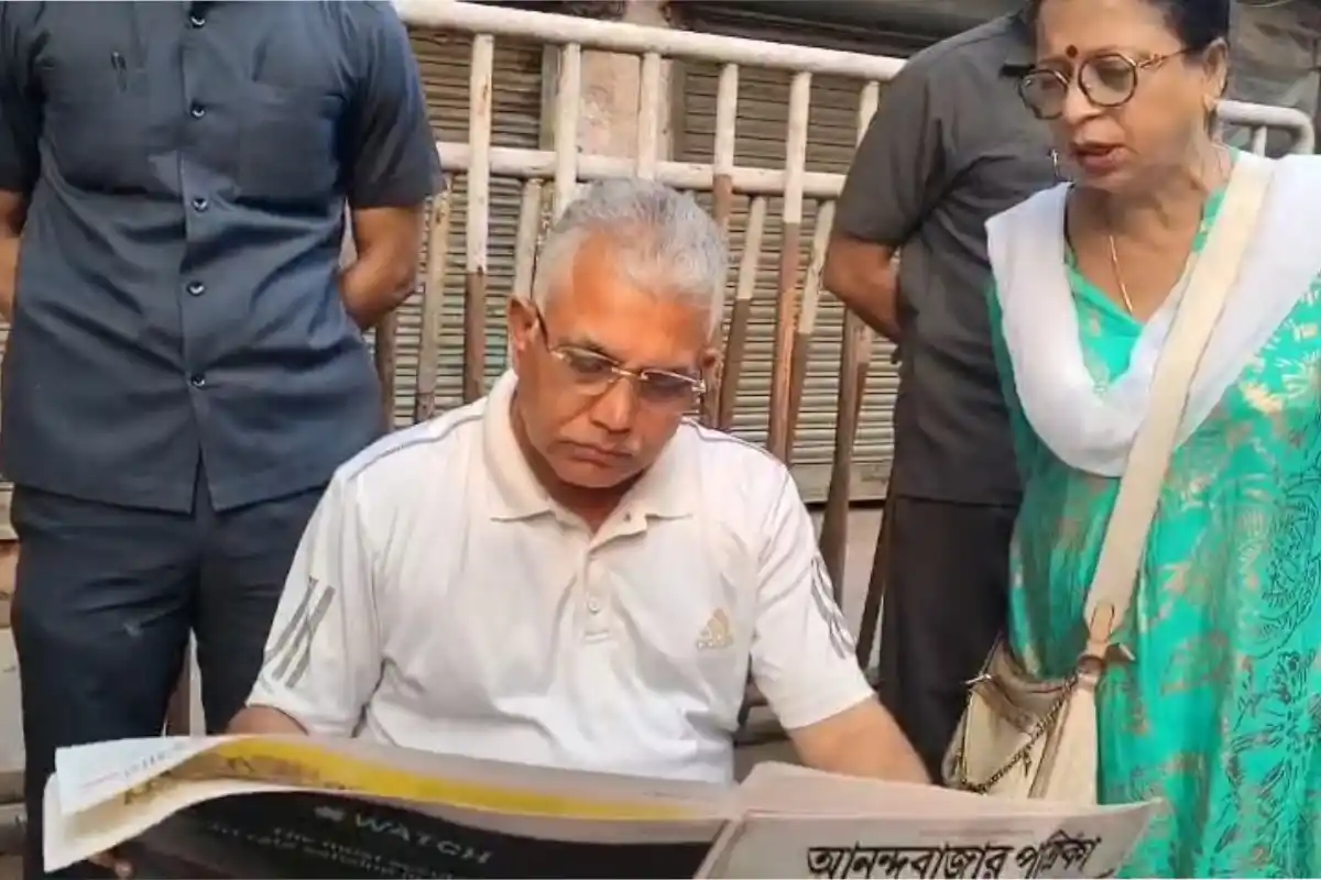 West Bengal News TMC Name and Symbol Freeze: खड़गपुर में दिलीप घोष ने ममता बनर्जी और केंद्र से जुड़े कई मुद्दों पर रखी बात