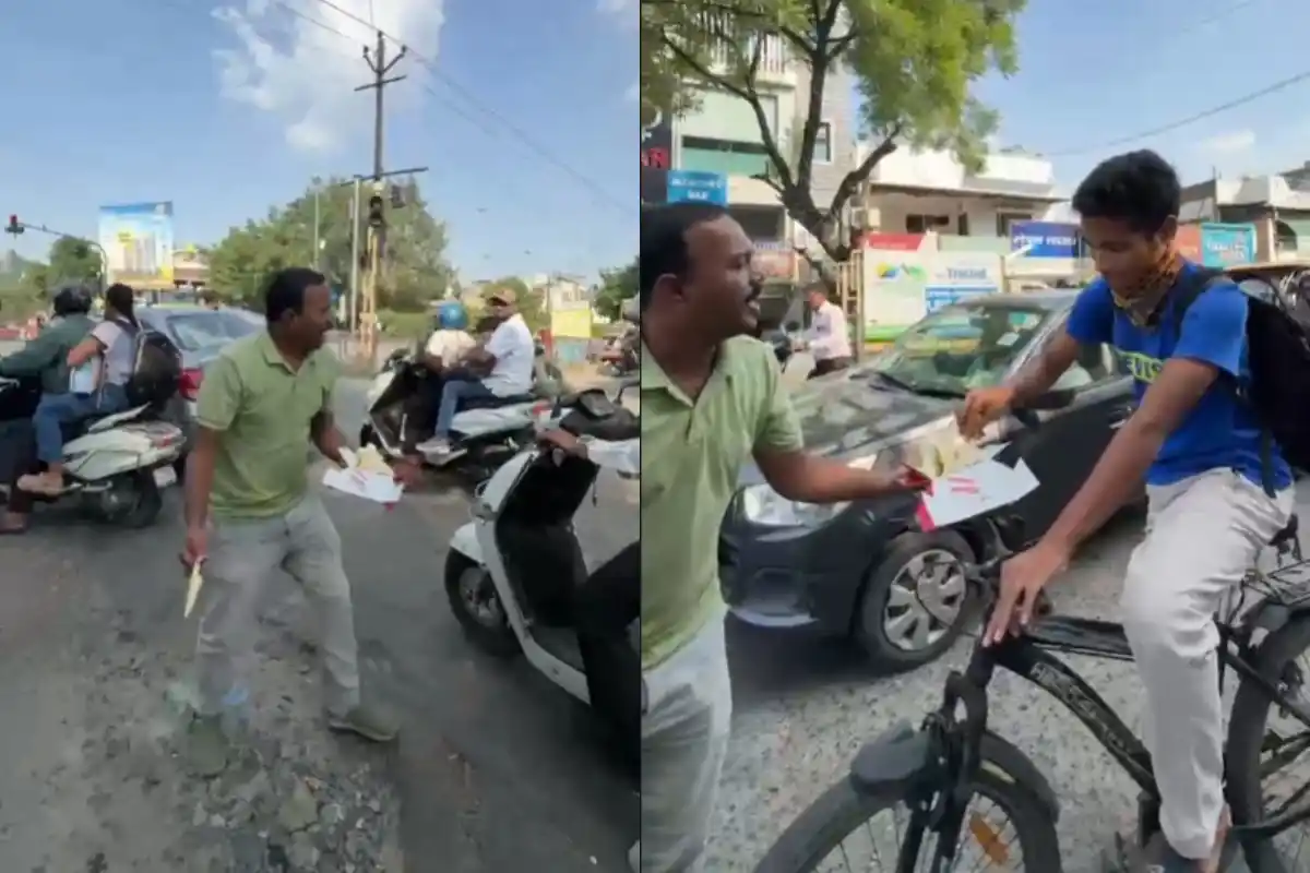 Nagpur Omkar Nagar road pothole birthday BSP protest: नागपुर के ओमकार नगर में एक साल पुराने गड्ढे का बसपा ने मनाया जन्मदिन, मनपा पर उठाए सवाल